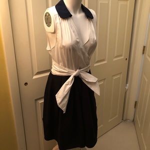 Anthopologie Leifnotes Black&White Dress 12